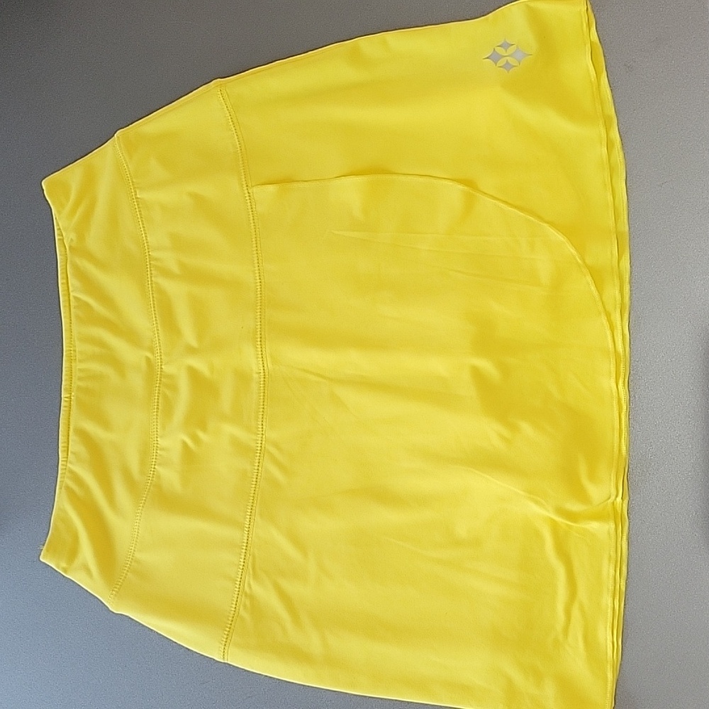 Jofit yellow golf tennis 16.5" skort  skirt sz XXS Perfect